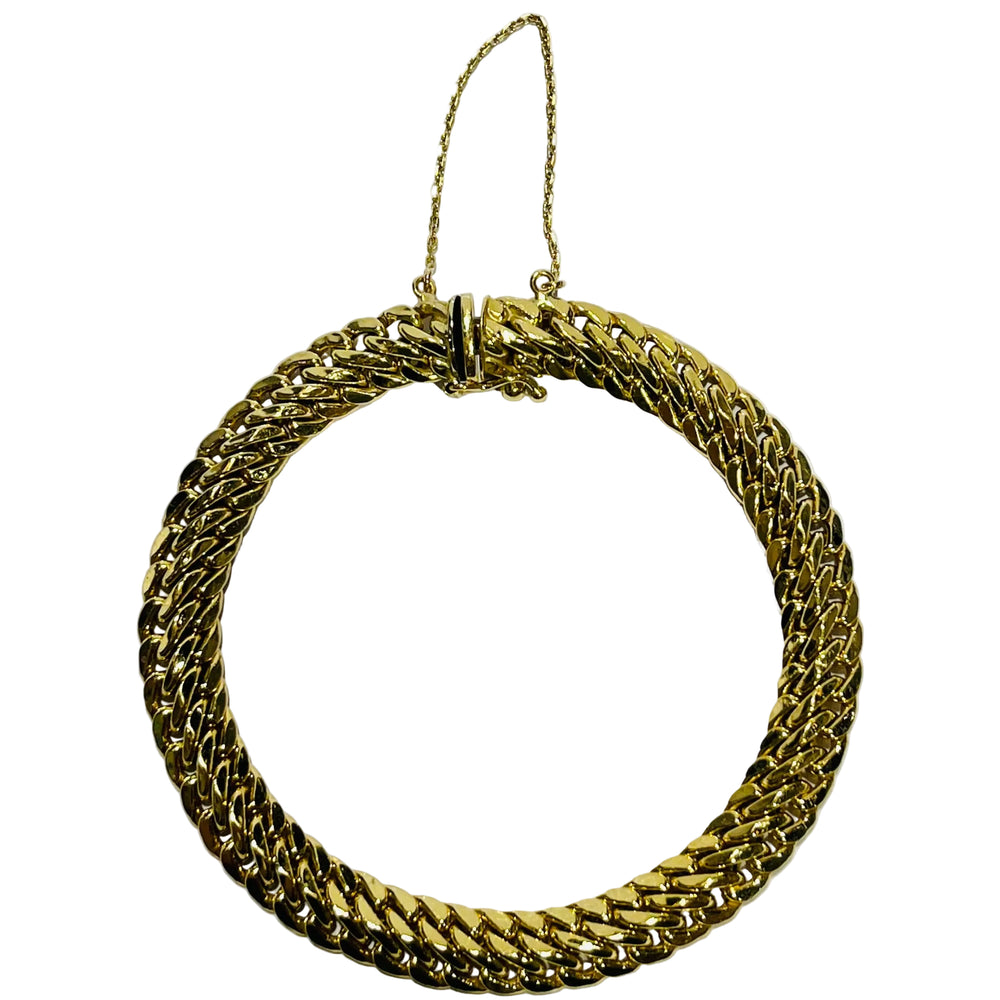 Bracelet Maillon en Or Jaune 18K