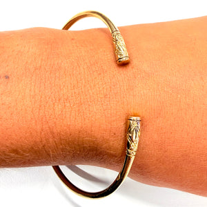 Bracelet Jonc en Or Jaune 18K - 18.93g