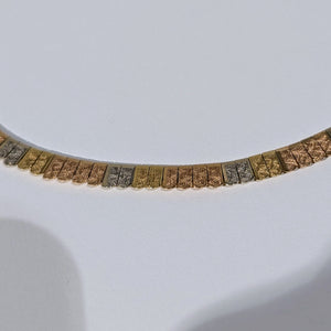 Collier Princesse en Or 3 Couleurs