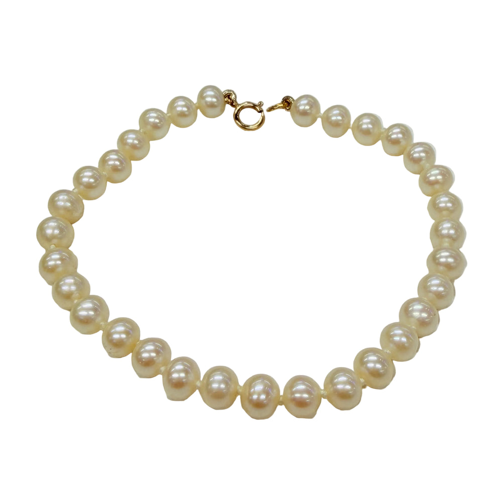 Bracelet Perles Or Jaune 18k