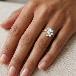 Bagues en Or jaune 18K - 2.26G - Taille 57