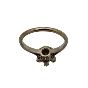 Bague Marguerite Or Blanc 18K - 2.66G Diamants