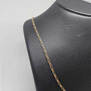 Collier  en Or Jaune 18 Carats, Maille Cheval Torsadée Longueur -45