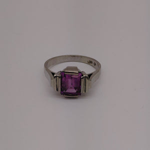 Bague en Or Gris 18K Taille-56