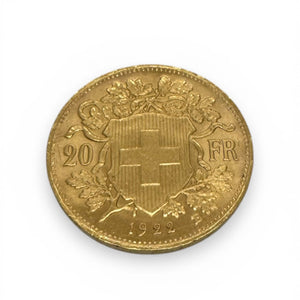 Pièce rare 20 Francs en Or jaune 20K - 6.45G