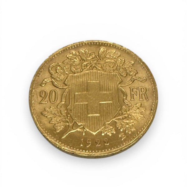 Pièce rare 20 Francs en Or jaune 20K - 6.45G