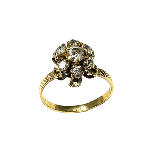 Bague en Or Jaune avec Oxyde de Zirconium