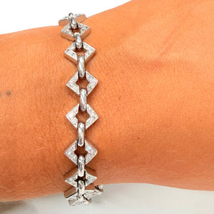 Bracelet en or blanc 18 K - 16.44 G