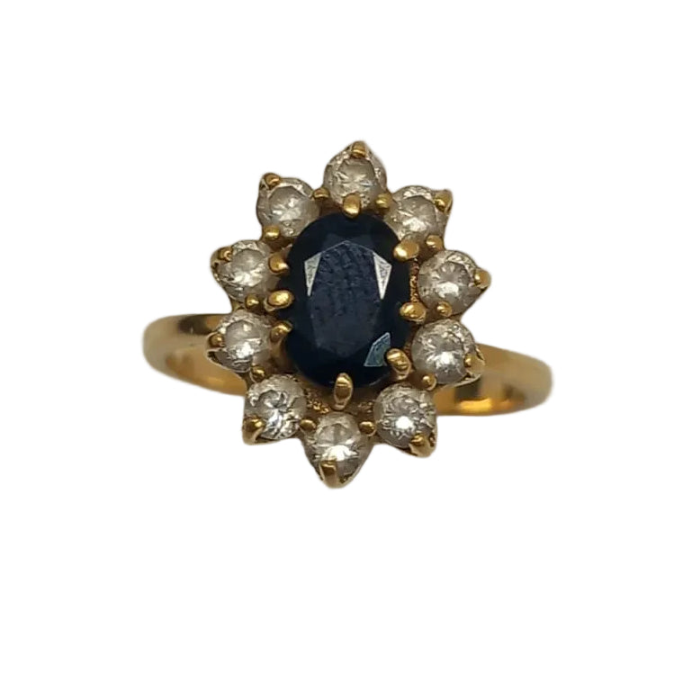 Bague marguerite 18k - 3.09 G