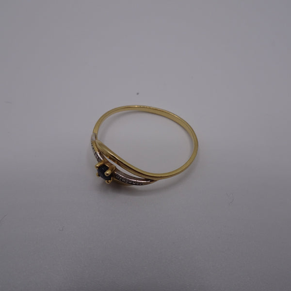 Bague en Or Jaune 18K - Taille 54