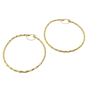 Créoles en Or Jaune 18K