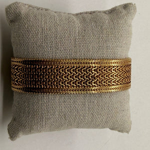 Bracelet Manchette en Or Jaune 18K - 50.42g