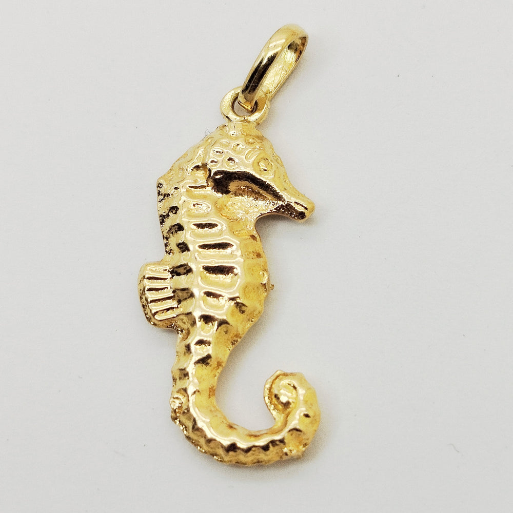Pendentif Hippocampe en Or Jaune 18K - 5.20g