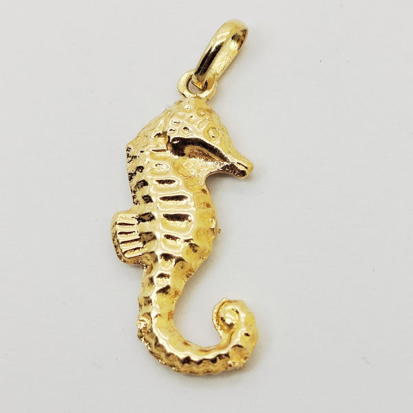 Pendentif Hippocampe en Or Jaune 18K - 5.20g