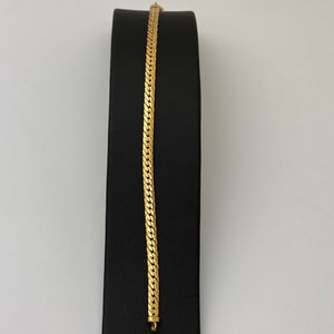 Bracelet Anglaise Or Jaune 18K 6.50g