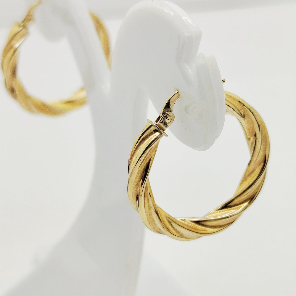 Boucles d'oreilles en Or jaune 18K - 2.52G