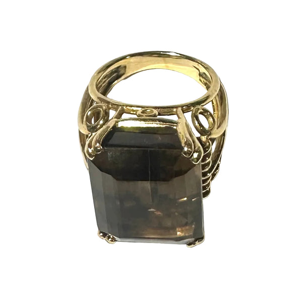 Bague empiérée en Or Jaune 18 Carats