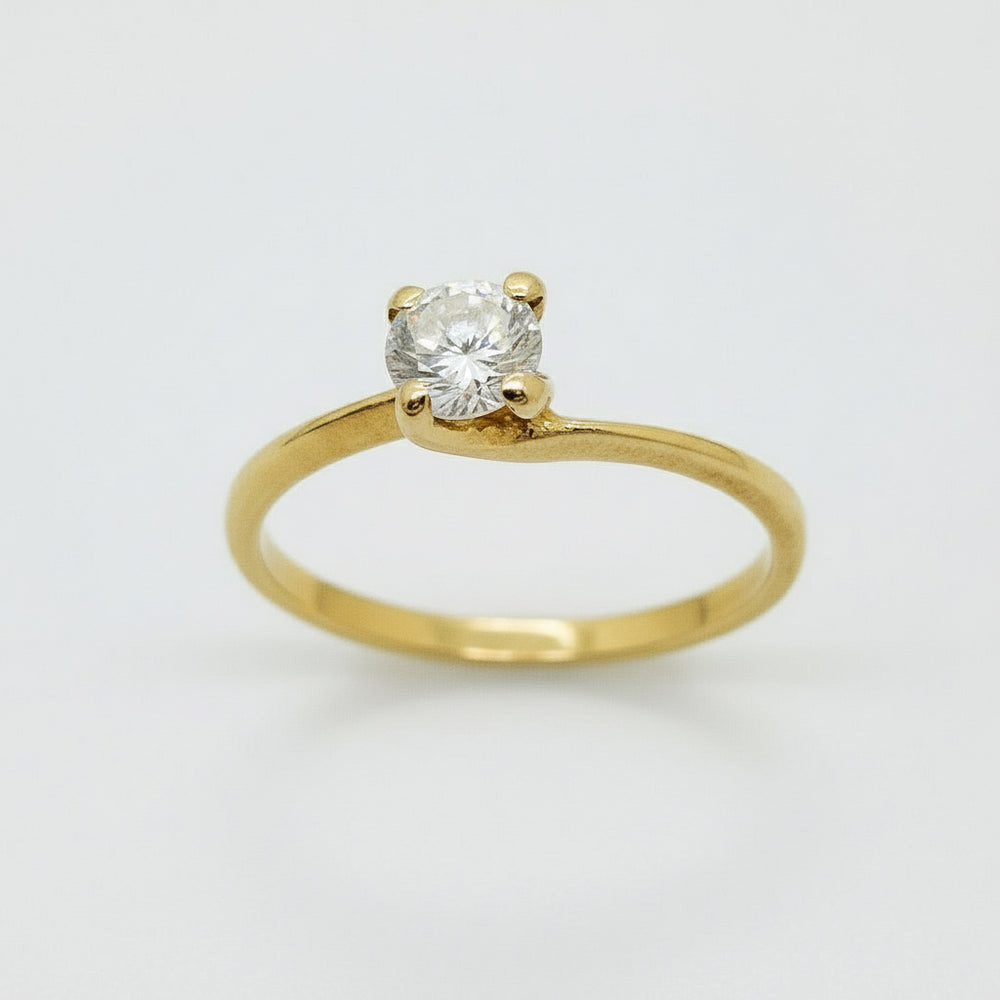 Bague en Or Jaune 18K - Taille 50