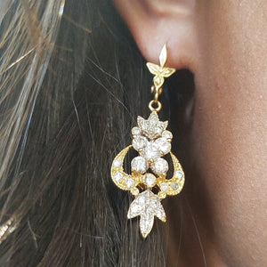 Boucles d'oreilles en Or jaune 18 carats - 10.31 grs