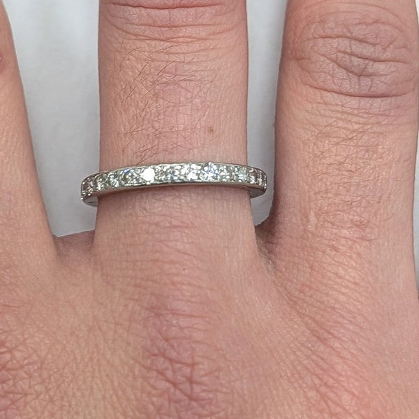 Bague Platine - Taille 54 - 3.58 G