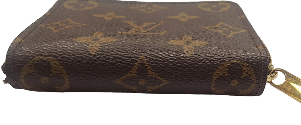 Porte-monnaie Louis Vuitton Zippy en toile monogramme marron