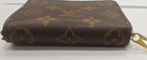 Porte-monnaie Louis Vuitton Zippy en toile monogramme marron