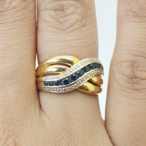 Bague en or jaune 18k - 3.90 G