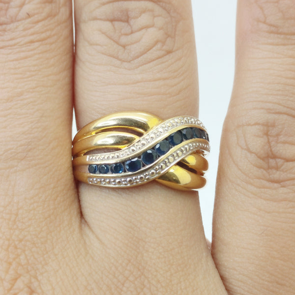 Bague en or jaune 18k - 3.90 G