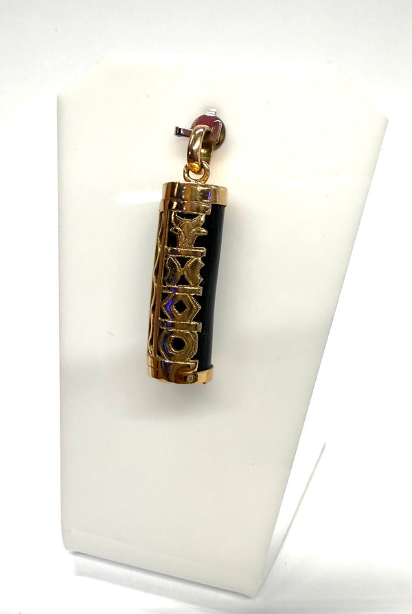 Pendentif Tiki en Or Jaune 18K 4.77 Grs
