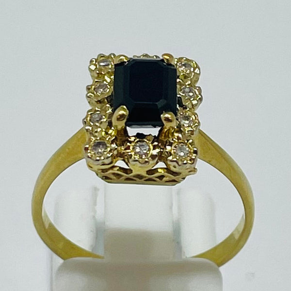 Bague en Or Jaune 18K - Taille 52