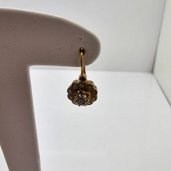 Boucles d'oreilles en or jaune 18K - 2.72 G