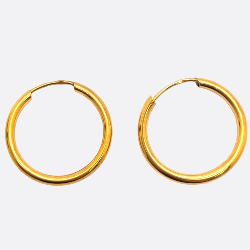 Boucles d'oreilles en Or jaune 18K - 1.18g