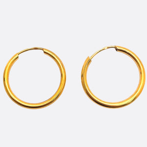 Boucles d'oreilles en Or jaune 18K - 1.18g