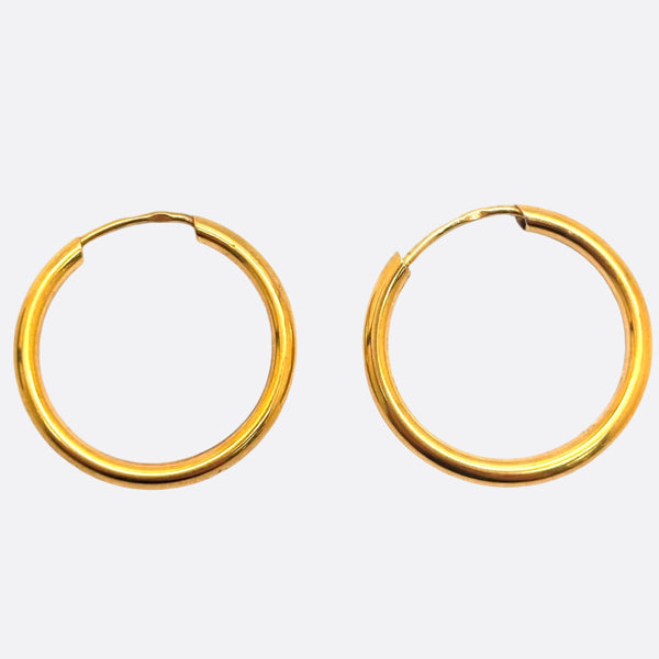 Boucles d'oreilles en Or jaune 18K - 1.18g