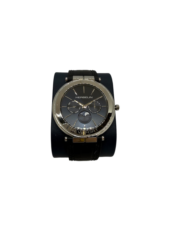 Montre Michel Herbelin Slimport 2023 - Acier et Cuir