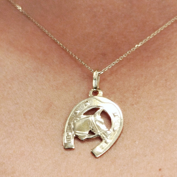 Pendentif Cheval Or Jaune 18 Carats