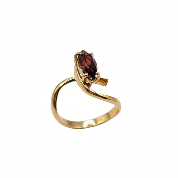 Bague ancienne en or jaune 18 K - Taille 49 - 3.94 G