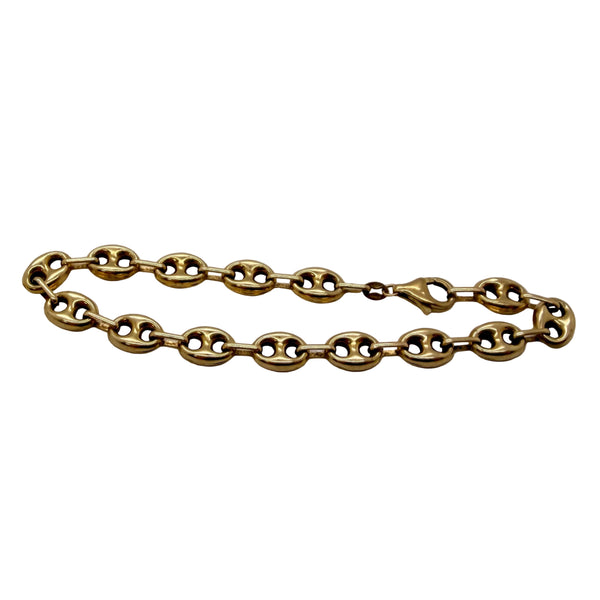 Bracelet Gourmette en Or Jaune 18K - 6.24G - 21CM
