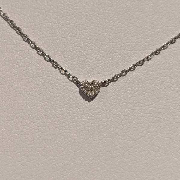 Collier Princesse en Or Blanc 18k - 0.96 G