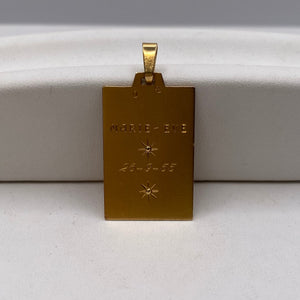 Pendentif Médaille en Or 18 Carats Poids-6.06 Grs