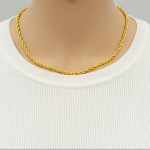 Collier en or jaune 18 K - 5.14 G