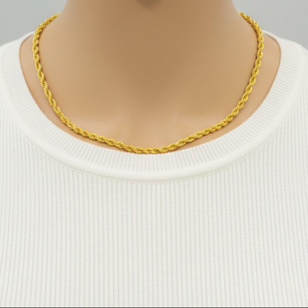 Collier en or jaune 18 K - 5.14 G