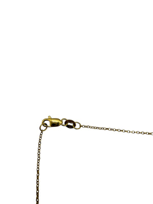 Collier Princesse Or Jaune avec Diamants et Émeraude