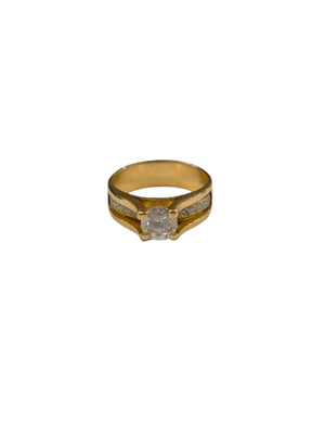 Bague en Or Jaune 18K Taille-54