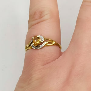 Bague en or jaune 18K - Taille 53 - 1.32 G