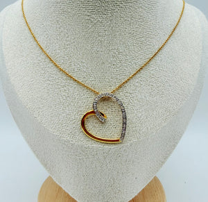 Collier Matinée Or Jaune 18 Carats avec Pendentif