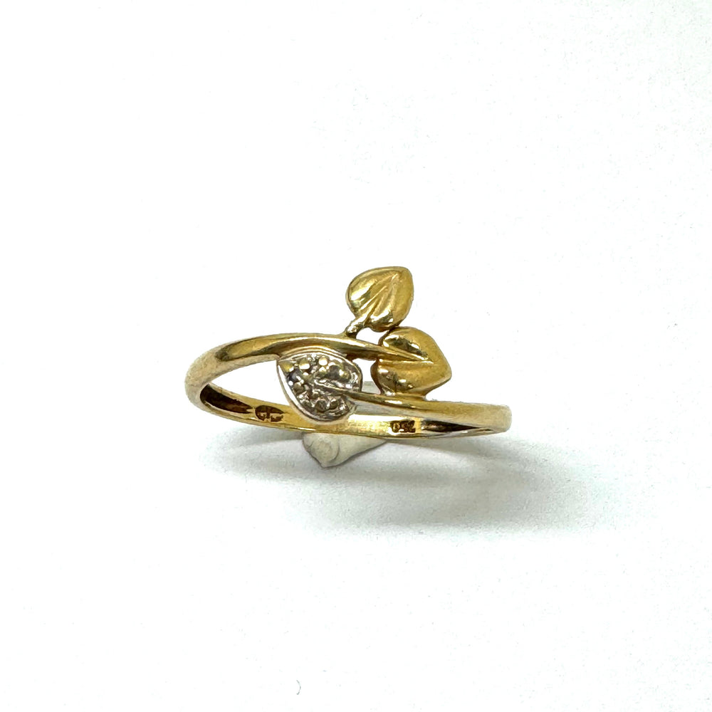 Bague Alliance en Or Jaune 18K - Taille 52.5 - 1.26 G