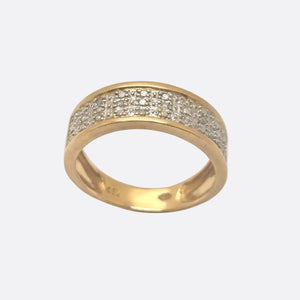 Bague en or jaune 18k - 3.27 G