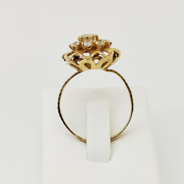 Bague chou en Or jaune 18K 4.58 Grs - Taille 61