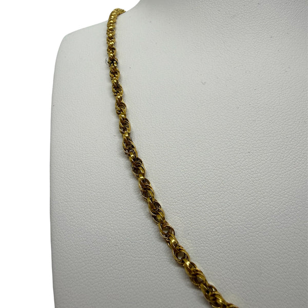 Collier Ras du Cou en Or Jaune 18K - 5.44g